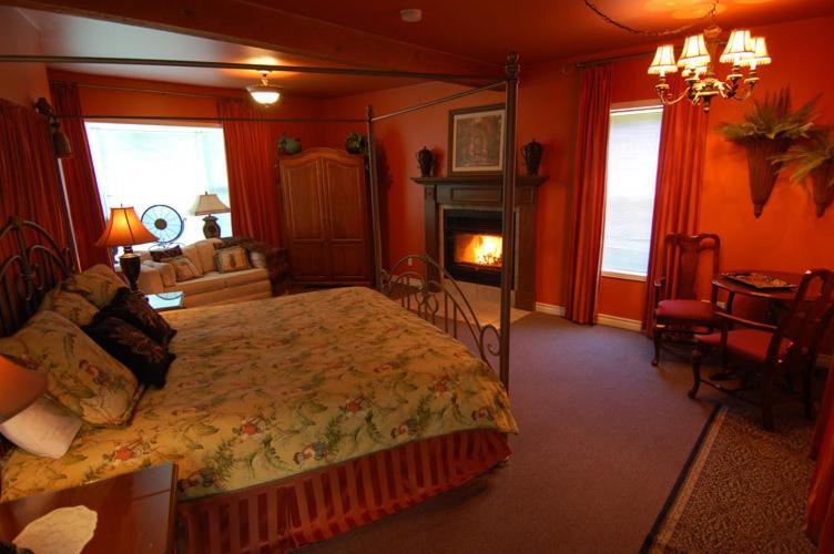 Auberge Le Tricorne North Hatley Værelse billede