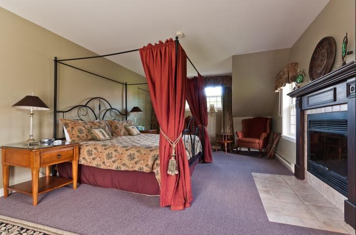 Auberge Le Tricorne North Hatley Værelse billede